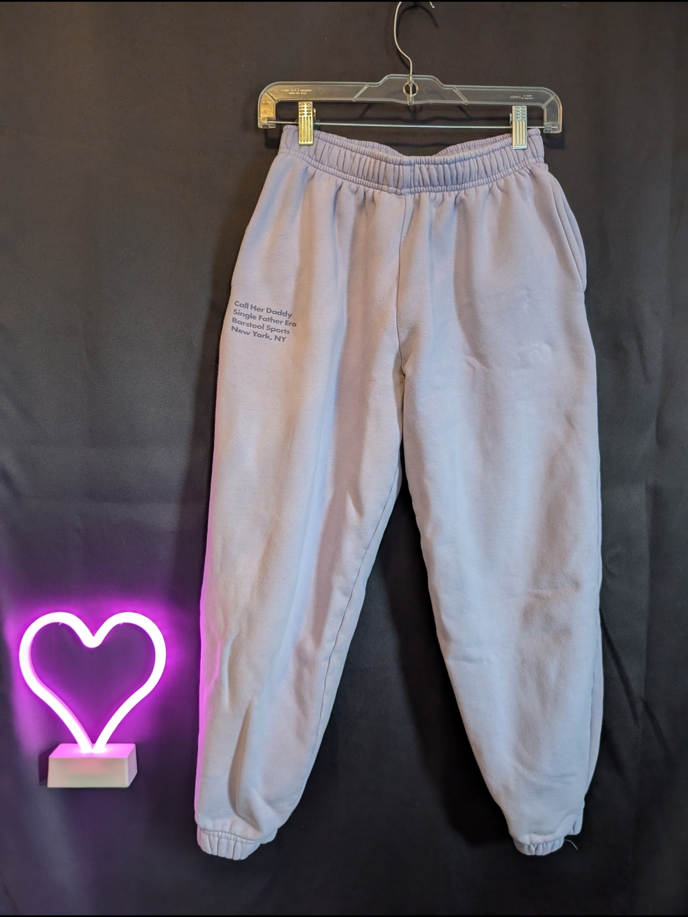 Barstool Call Her Daddy Light Lavender Women's Joggers - Short 34 Inches